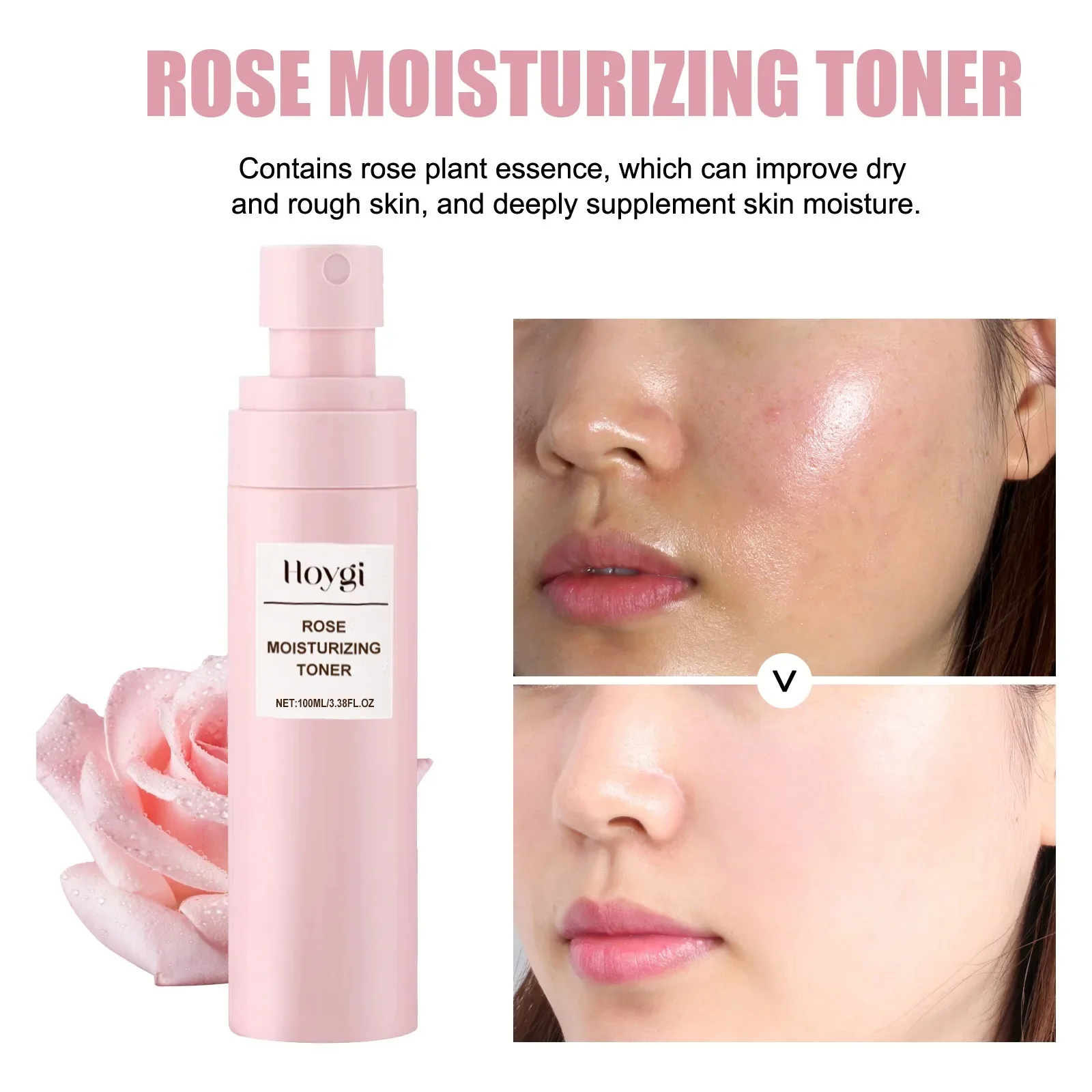 Rose Water Spray - رذاذ ماء الورد للوجه مرطب ومنعم