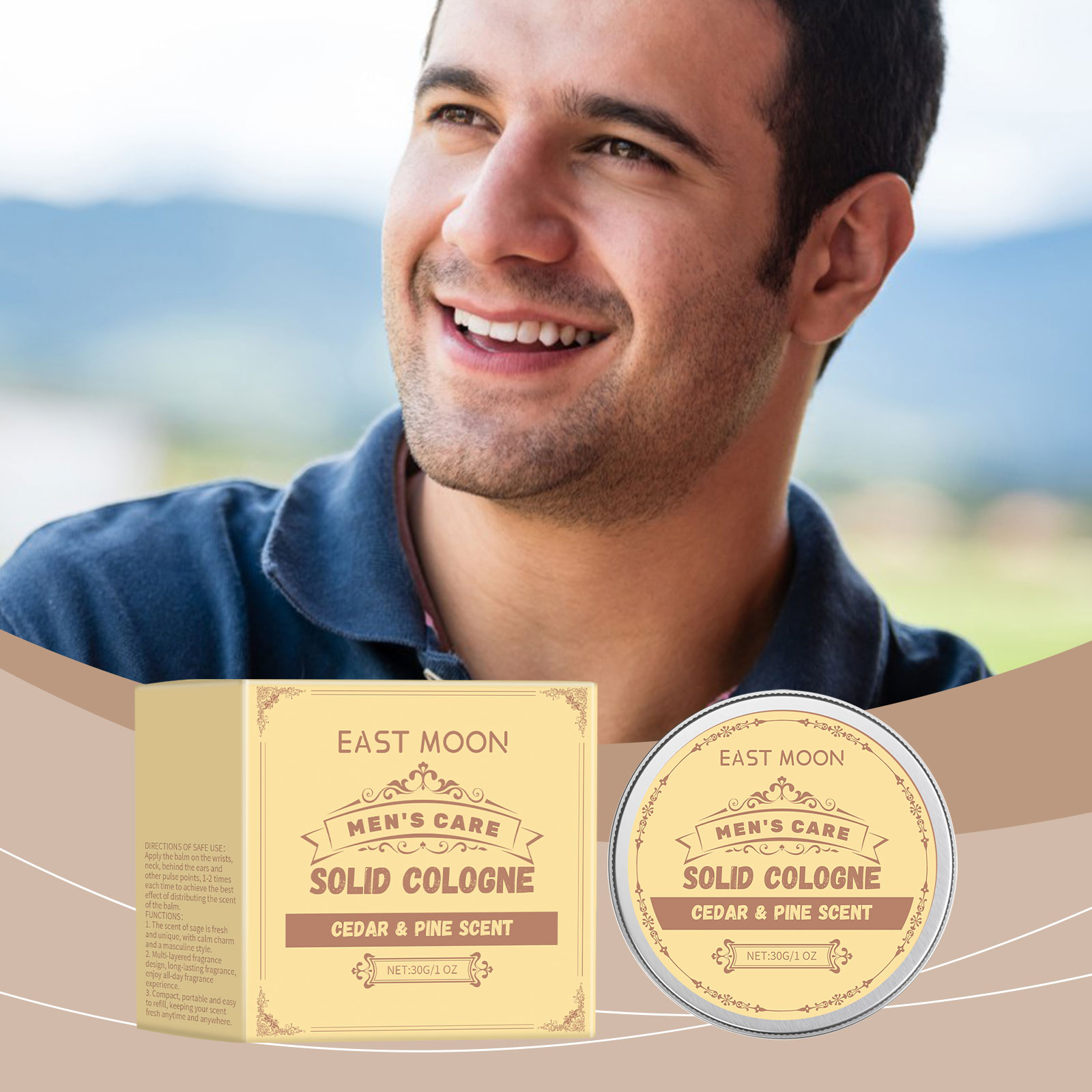 عطر خشب الأرز الصلب من إيست مو - مراجعة Cologne Solid Balm وسعره