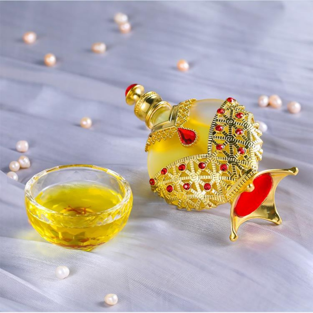 عطر عربي ذهبي خفيف، زيت عطري م - مراجعة Perfume Light Fragrance وسعره